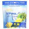 Foaming Hand Soap Pods, Refills, Tea Tree Oil & Lemongrass, 6 Concentrated Pods, 3.8 fl oz (108 ml)