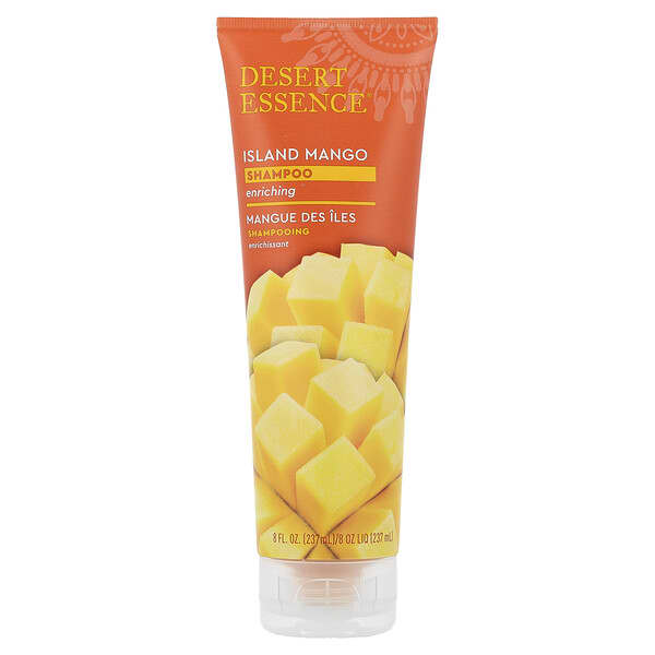 Desert Essence, 아일랜드 망고 샴푸, 인리칭, 8 fl oz (237 ml)