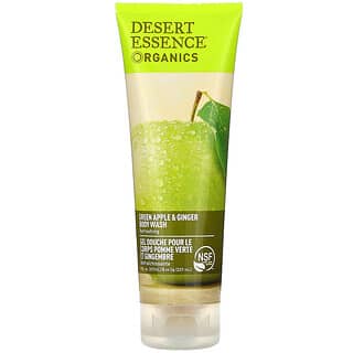 Desert Essence, Organics, Gel douche, Pomme verte et gingembre, 237 ml