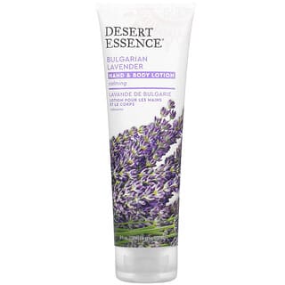 Desert Essence, Orgánicos, crema para manos y cuerpo, lavanda búlgara, 8 fl oz (237 ml)
