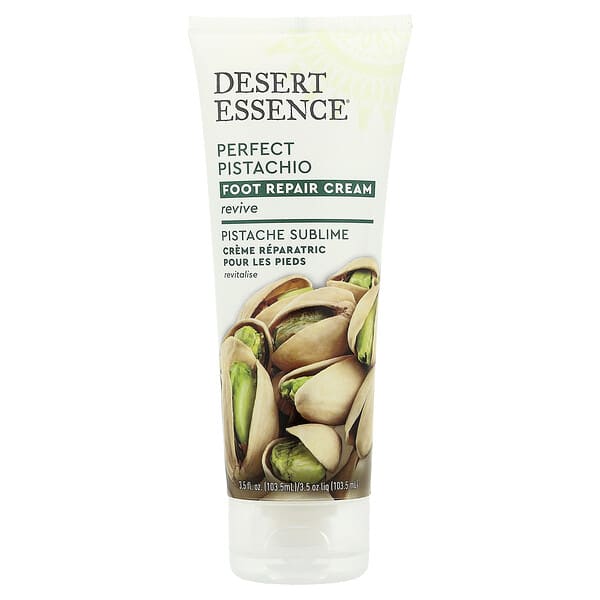 Desert Essence, Organics 系列有機開心果護足霜，3.5 液量盎司（103.5 毫升）