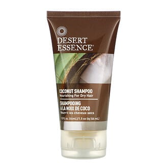 Desert Essence, Format voyage, shampooing à la noix de coco, 1,5 fl oz (44 ml)