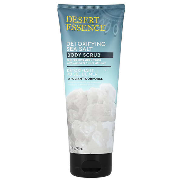 Desert Essence, 디톡시파잉 씨솔트 바디 스크럽, 198ml(6.7fl oz)