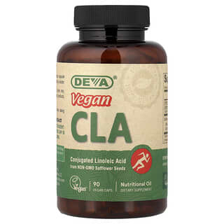 Deva, Vegan CLA, veganes CLA, 90 vegane Kapseln (770 mg pro Kapsel)