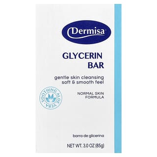 Dermisa‏, قالب صابون بالجليسرين ، للبشرة العادية ، 3 أونصات (85 جم)