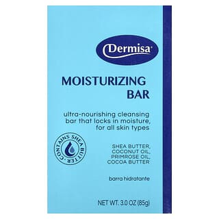 Dermisa‏, قالب صابون مرطب ، لجميع أنواع البشرة ، 3 أونصات (85 جم)