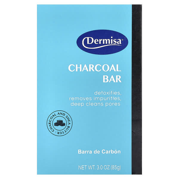 Dermisa, 木炭塊皁，3 盎司（85 克）