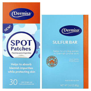Dermisa, Acne Kit, For All Skin Types, 2 Piece Kit