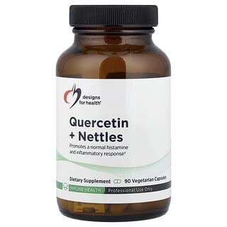 Designs For Health, Quercetin + Nettles, Quercetin + Brennnessel, 90 pflanzliche Kapseln