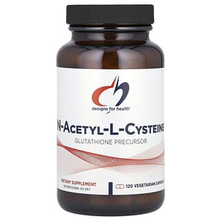 Designs For Health‏, N-Acetyl-L-Cysteine, 120 Vegetarian Capsules