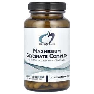 Designs For Health (ديزاينز فور هيلث)‏, Magnesium Glycinate Complex, 120 Vegetarian Capsules