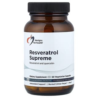 Designs For Health, Resveratrol supremo, 60 cápsulas vegetales