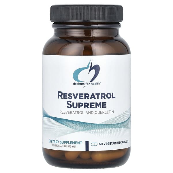 Designs For Health Resveratrol Supreme, 60 Vegetarian Capsules