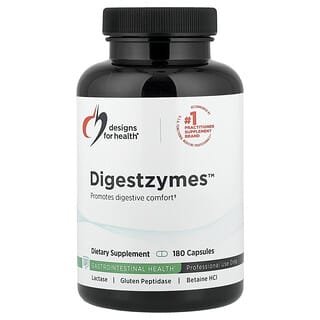 Designs For Health, Digestzymes™, 180 Capsules