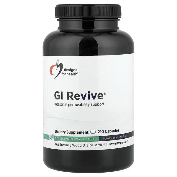 Designs For Health, GI Revive®, 210 Cápsulas