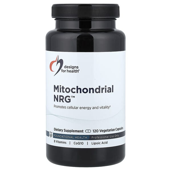 Designs For Health, Mitochondrial NRG™, 120 Vegetarian Capsules