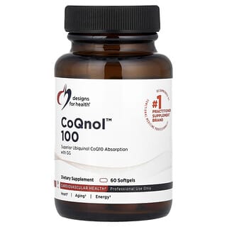 Designs For Health, CoQnol™ 100, 60 Softgels