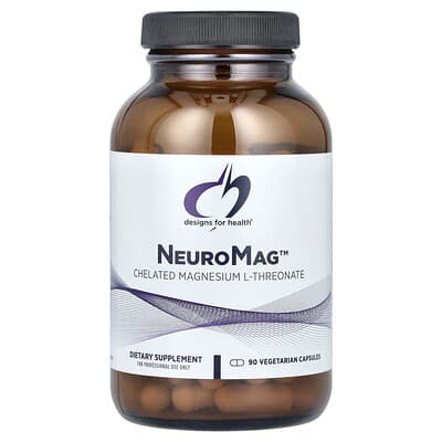 Designs For Health, NeuroMag™, 90 Vegetarian Capsules (48.3 mg per capsule)