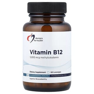 Designs For Health, Vitamina B12, 5000 mcg, 60 pastillas