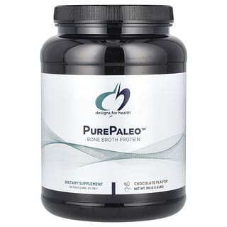 Designs For Health‏, PurePaleo™, Bone Broth Protein, Chocolate, 1.8 lbs (810 g)