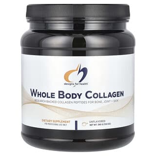 Designs For Health, Whole Body Collagen, Unflavored, 13.8 oz (390 g)