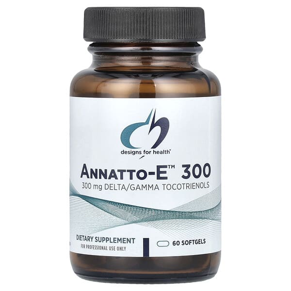 Designs For Health Annatto-E™ 300, 300 mg, 60 Softgels