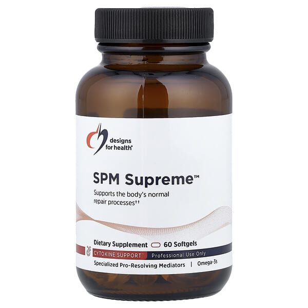Designs For Health, SPM Supreme™, 소프트젤 60정