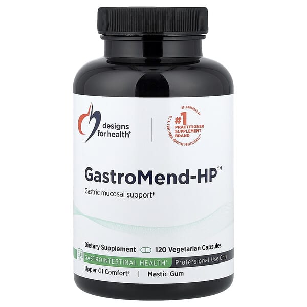 Designs For Health, GastroMend-HP™, 베지 캡슐 120정