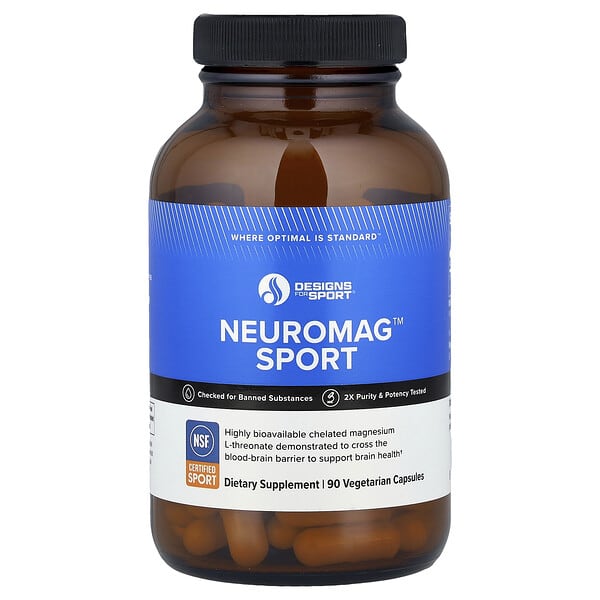 Designs For Sport®, NeuroMag™, 90 Vegetarian Capsules