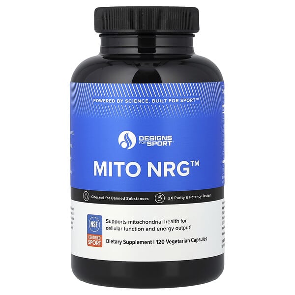 Designs For Health, Designs For Sport®, Mito NRG™, 베지 캡슐 120정
