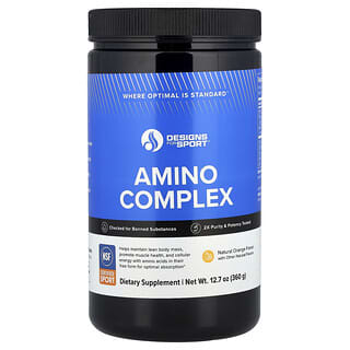 Designs For Health, Amino Complex, Natural Orange , 12.7 oz (360 g)