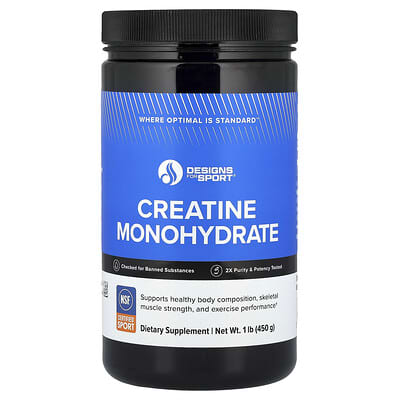 Designs For Health, Designs for Sport®, Creatine Monohydrate, 1 lb (450 g)