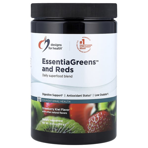 EssentiaGreens™ and Reds, Strawberry Kiwi, 10.9 oz (310 g)