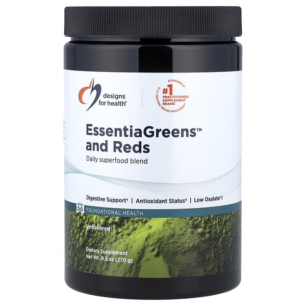 EssentiaGreens™ and Reds, Unflavored, 9.5 oz (270 g)