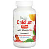 Calcium avec vitamine D3, orange et baies, 500 mg, 60 gommes