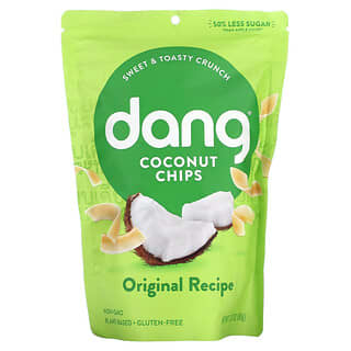 Dang, Кокосовые чипсы, оригинальный рецепт, 90 г (3,17 унции)