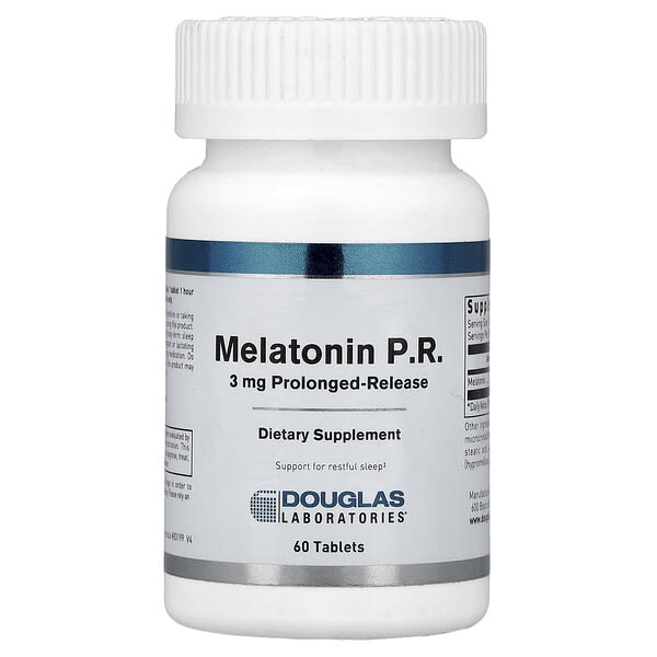 Douglas Laboratories, Melatonin P.R., 3 mg, 60 Tablets — product photo 1