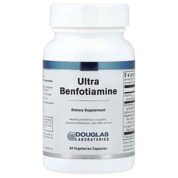 Douglas Laboratories, Ultra Benfotiamine, 60 Vegetarian Capsules — product photo 1