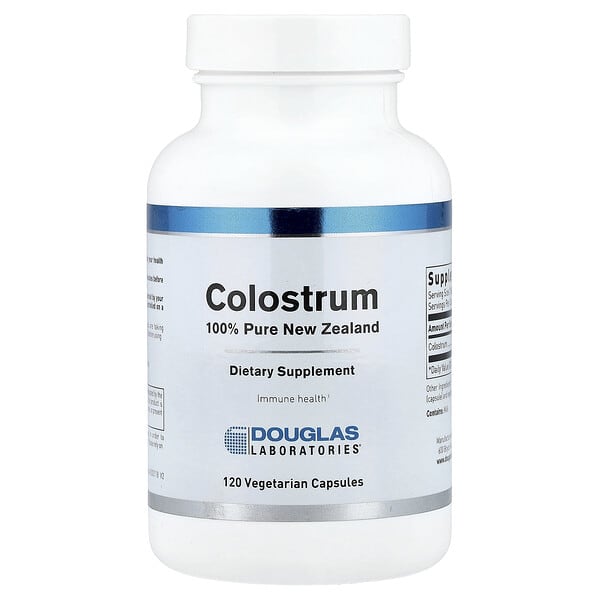 Douglas Laboratories, Colostrum, 120 Vegetarian Capsules (500 mg per Capsule) — product photo 1