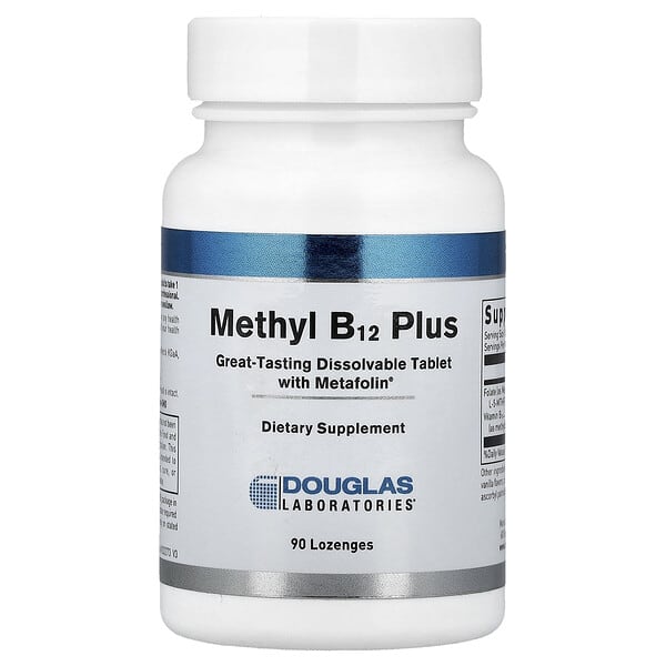 Douglas Laboratories, Methyl B12 Plus, 90 Lozenges — product photo 1