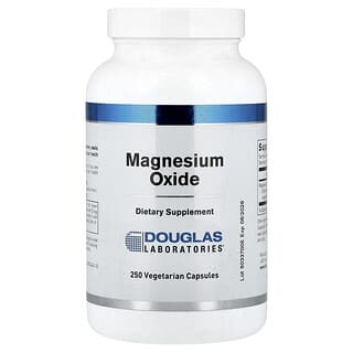 Douglas Laboratories, Magnesium Oxide, 250 Vegetarian Capsules (300 mg per Capsule)