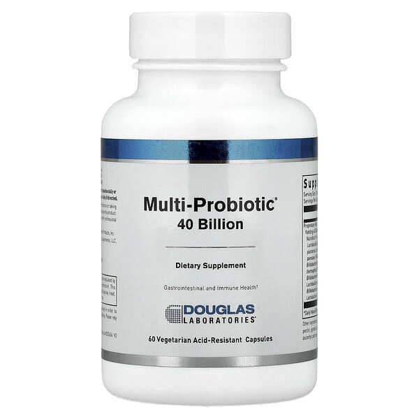 Douglas Laboratories, Multi-Probiotic®, 40 Billion CFU, 60 Vegetarian Acid-Resistant Capsules — product photo 1