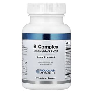 Douglas Laboratories, B-Complex with Metafolin® L-5-MTHF, 60 Vegetarian Capsules