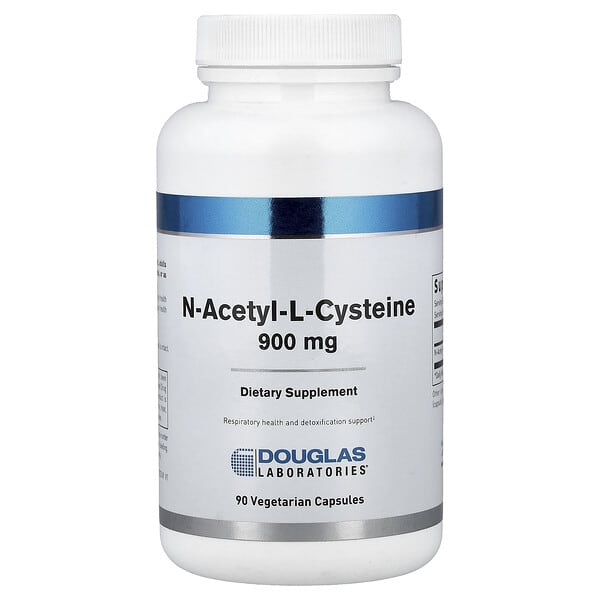 Douglas Laboratories, N-Acetyl-L-Cysteine, 900 mg, 90 Vegetarian Capsules — product photo 1