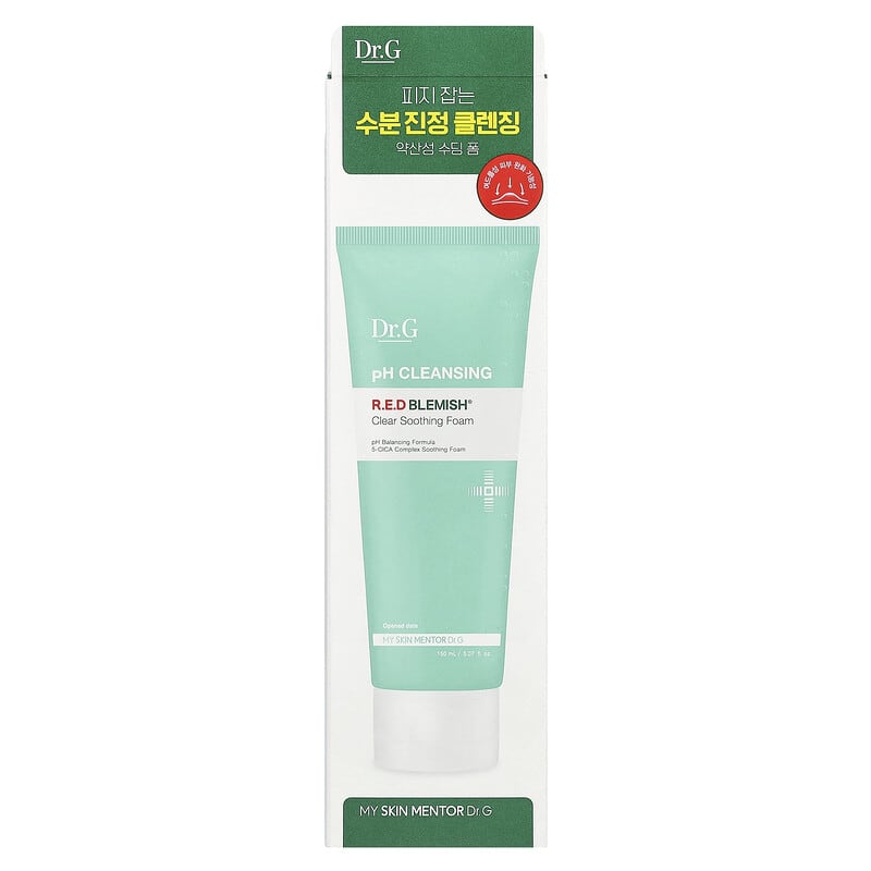 pH Cleansing R.E.D Blemish Clear Soothing Foam、150ml（5.07液量
