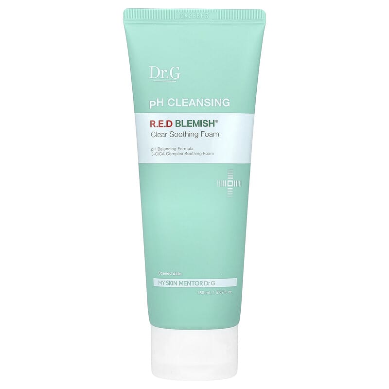 pH Cleansing R.E.D Blemish Clear Soothing Foam、150ml（5.07液量