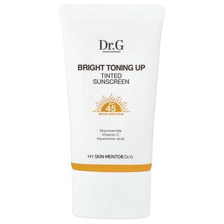 Dr. G, Bright Toning Up, Tinted Sunscreen, SPF 45, 1.69 fl oz (50 ml)