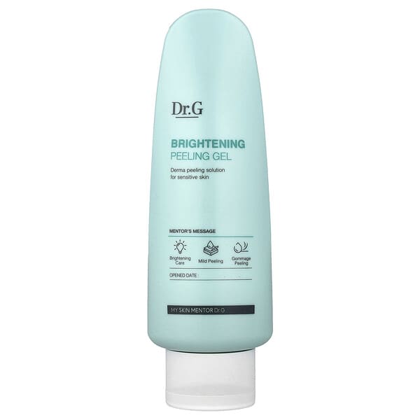 Dr. G, Gel exfoliante iluminador, Para pieles sensibles, 120 g (4,23 oz)