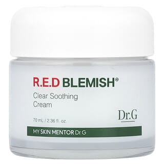Dr. G, RED Blemish, очищающий успокаивающий крем против несовершенств, 70 мл (2,36 жидк. унции)