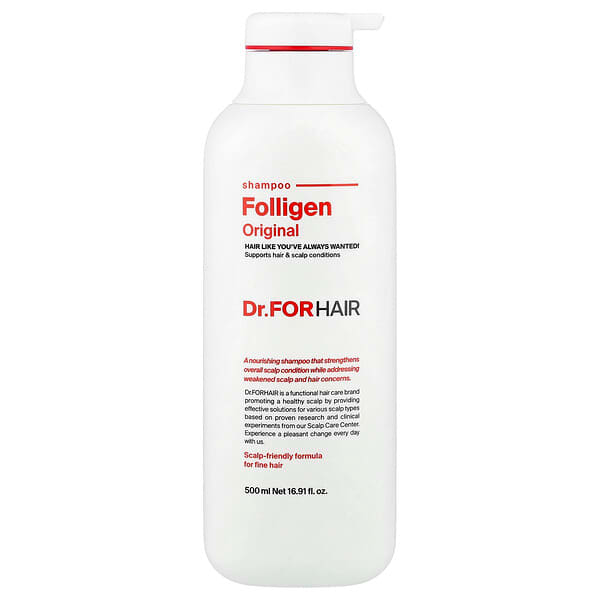 Dr.ForHair, Folligen 洗髮水，原版，16.91 盎司（500 毫升）